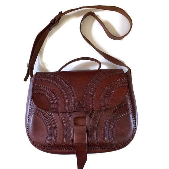 Handmade Leather Crossbody Bag